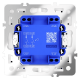 Выключатель двухклавишный Voltum S70 VLS020101