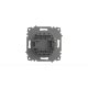 Выключатель двухклавишный с подсветкой ELBI Zena Vega 609-012500-203