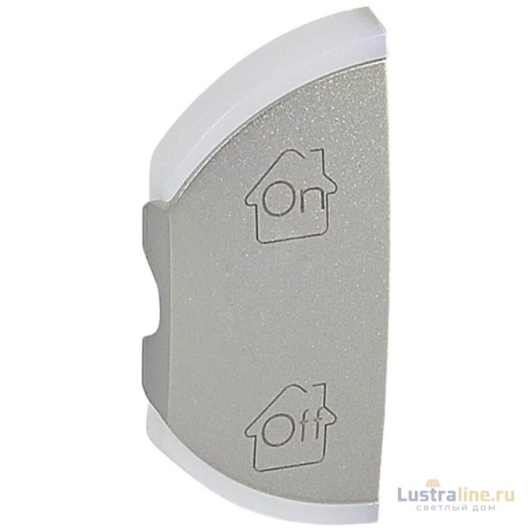 Клавиша левая Legrand Celiane GEN/ON/OFF титановая 068455