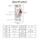 Выключатель Moes Zigbee circuit breaker 1P 16A ZCB-SC-1P16