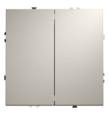 Выключатель двухклавишный Voltum S70 VLS020103