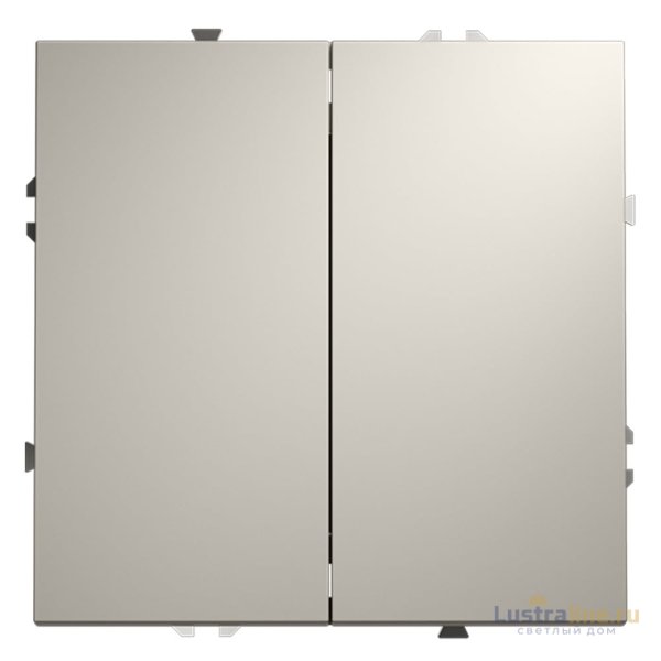 Выключатель двухклавишный Voltum S70 VLS020103