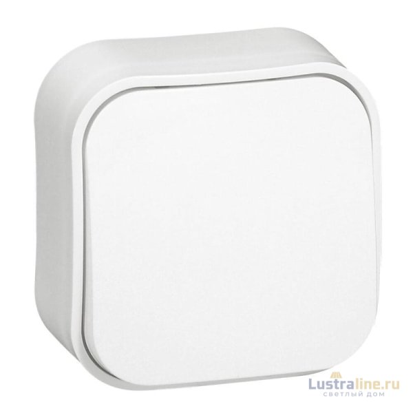 Переключатель одноклавишный на 2 направления Legrand Quteo 10A 250V слоновая кость 782234