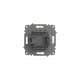 Выключатель двухклавишный с подсветкой ELBI Zena Vega 609-010200-203