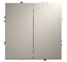 Проходной переключатель двухклавишный Voltum S70 VLS020303