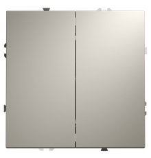 Проходной переключатель двухклавишный Voltum S70 VLS020303