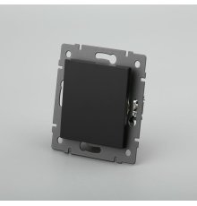 Механизм выключателя одноклавишный проходной Arlight SWT-MKP1-PL-BK-V (250V, 10A) 049872
