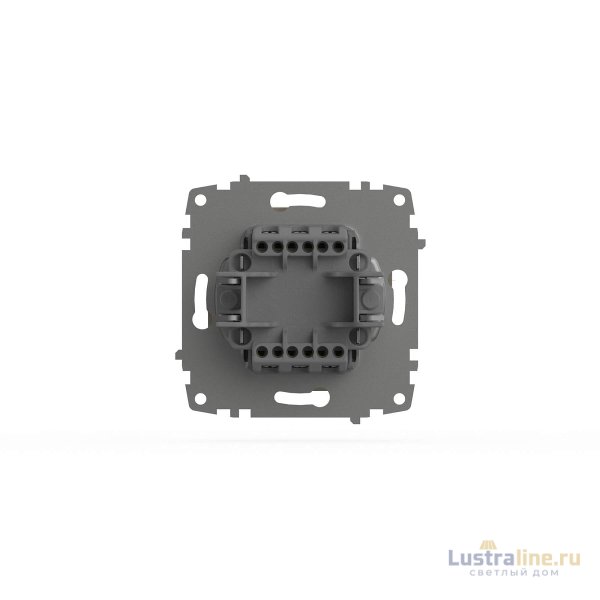 Переключатель двухклавишный проходной ELBI Zena Vega 609-012500-211 Переключатель двухклавишный проходной ELBI Zena Vega 609-012500-211
