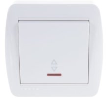 Выключатель проходной с подсветкой Lezard Demet 711-0200-114
