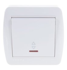 Выключатель проходной с подсветкой Lezard Demet 711-0200-114