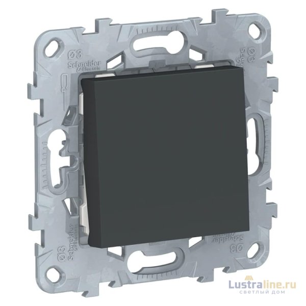 Выключатель кнопочный Schneider Electric Unica New 10A 250V NU520654
