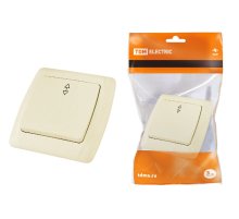 Выключатель одноклавишный на 2 направления Онега TDM Electric SQ1805-0032 Выключатель одноклавишный на 2 направления Онега TDM Electric SQ1805-0032