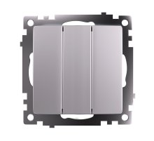 Выключатель трехклавишный Stekker GLS10-7108-03 Катрин 49173