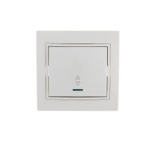 Выключатель проходной с подсветкой Lezard Mira 701-0202-114