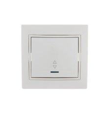 Выключатель проходной с подсветкой Lezard Mira 701-0202-114