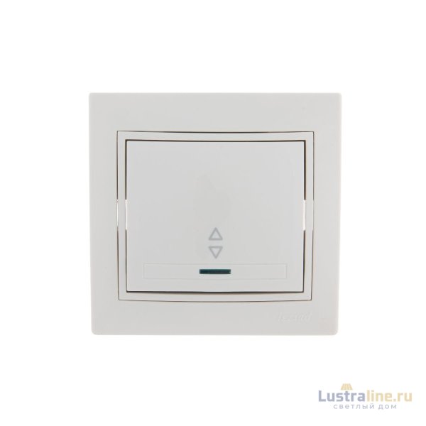 Выключатель проходной с подсветкой Lezard Mira 701-0202-114