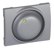 Лицевая панель Legrand Galea Life потенциометра с подсветкой алюминий 771168