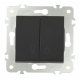 Выключатель жалюзи Arte Milano 203.38-2.black