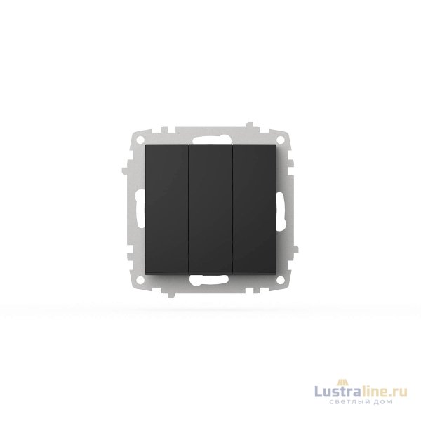 Выключатель трехклавишный ELBI Zena Vega 609-014800-254