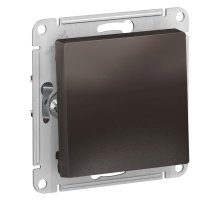 Выключатель 1-клавишный мокко Schneider Electric Atlas Design ATN000611
