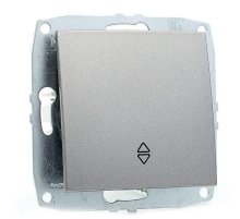 Выключатель одноклавишный проходной Mono Electric Despina-Larissa 10А 250В антрацит 500-002425-109 Выключатель одноклавишный проходной Mono Electric Despina-Larissa 10А 250В антрацит 500-002425-109