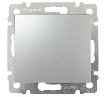Переключатель одноклавишный промежуточный Legrand Valena 10A 250V алюминий 770107