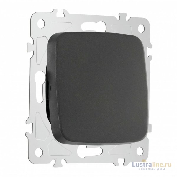 Переключатель одноклавишный перекрестный Arte Milano 205.34-1.black