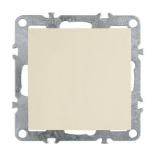 Выключатель одноклавишный Stekker Эрна слоновая кость PSW10-9103-02 39322