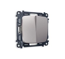 Комплект механизма 2-кл проходного выключателя Ambrella Volt Omega MO503020