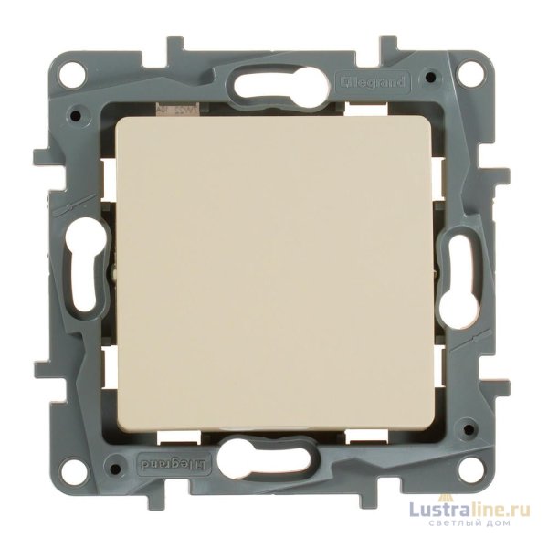 Выключатель одноклавишный Legrand Etika 10A 250V слоновая кость 672301