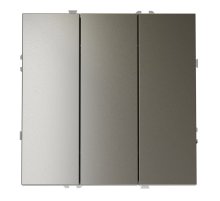 Выключатель трехклавишный Voltum S70 VLS030104