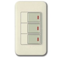 Выключатель 3-клавишный с подсветкой SHIN DONG-A WSN 0126G