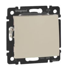 Переключатель одноклавишный промежуточный Legrand Valena 10A 250V слоновая кость 774307