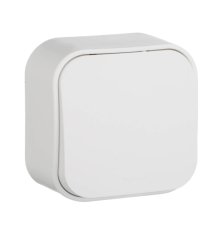 Выключатель одноклавишный Legrand Quteo 10A 250V белый 782200