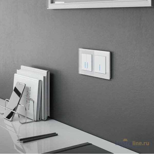Сенсорный выключатель одноклавишный с функцией Wi-Fi Werkel белый W4510601 4690389171161 a048321