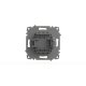 Переключатель двухклавишный проходной ELBI Zena Vega 609-015600-211