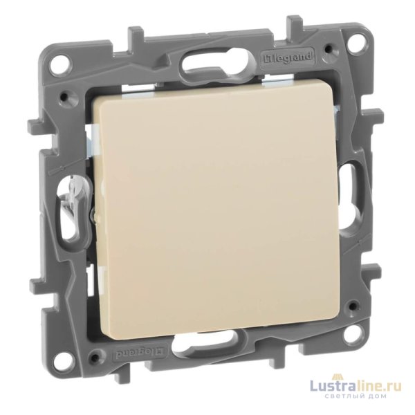 Переключатель одноклавишный Legrand Etika 10A 250V слоновая кость 672305