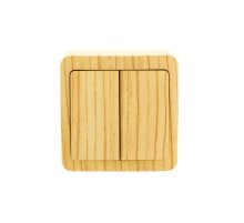 Выключатель двойной Lezard Viola 751-5200-101 Выключатель двойной Lezard Viola 751-5200-101