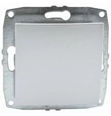 Выключатель одноклавишный перекресный Mono Electric Despina-Larissa 10А 250В серебро 500-002125-112