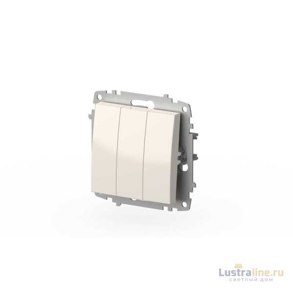 Выключатель трехклавишный ELBI Zena Vega 609-010200-254