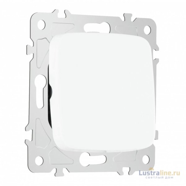 Выключатель одноклавишный проходной Arte Milano 205.32-1.white