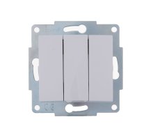 Выключатель тройной Lezard Karina 707-0288-109 Выключатель тройной Lezard Karina 707-0288-109