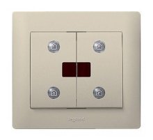 Лицевая панель Legrand Galea Life сценарного выключателя IN ONE титановая 771493