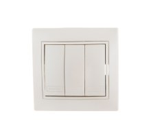 Выключатель тройной Lezard Mira 701-3030-109 Выключатель тройной Lezard Mira 701-3030-109
