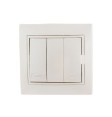 Выключатель тройной Lezard Mira 701-3030-109