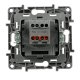 Переключатель одноклавишный промежуточный Legrand Etika 10A 250V алюминий 672409