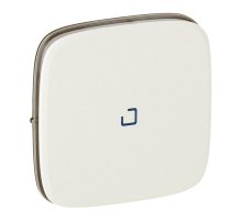 Лицевая панель Legrand Valena Allure выключателя одноклавишного с подсветкой жемчуг 755089