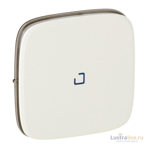 Лицевая панель Legrand Valena Allure выключателя одноклавишного с подсветкой жемчуг 755089