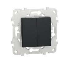 Переключатель двухклавишный перекрестный Schneider Electric Unica New NU521554