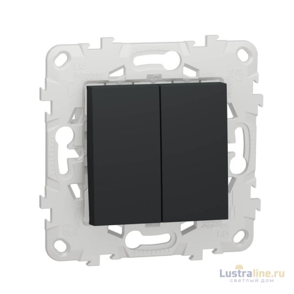 Переключатель двухклавишный перекрестный Schneider Electric Unica New NU521554
